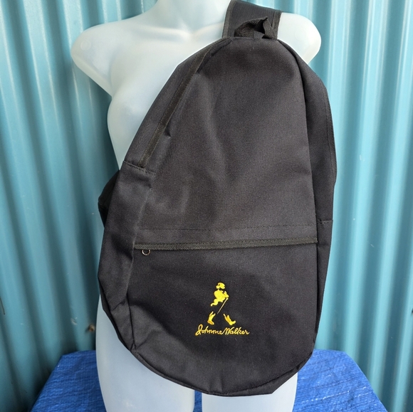Johnny Walker Black Backpack Sling Crossbody Bag - Picture 10 of 16
